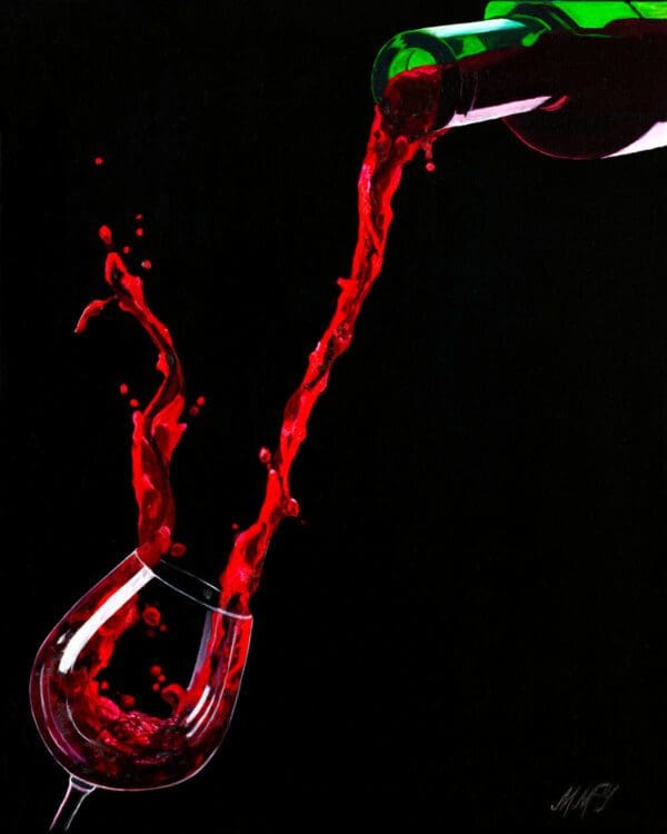 05 Wine Enthusiast artwork fine art by Monica Colorado