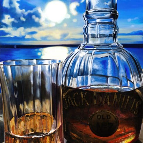 21 Jack Daniels 2 Artwork fine art by Monica Colorado