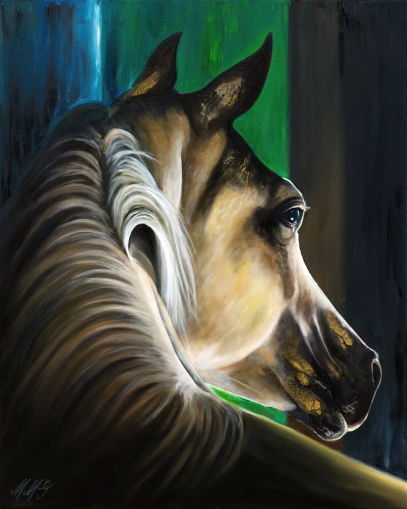 Arabian Show Horse Artworks by Monica in Colorado