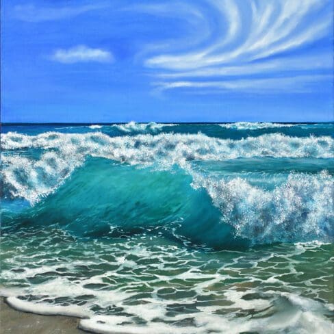 Beach-Waves-artworks-Fine-Art-By-Monica-Colorado
