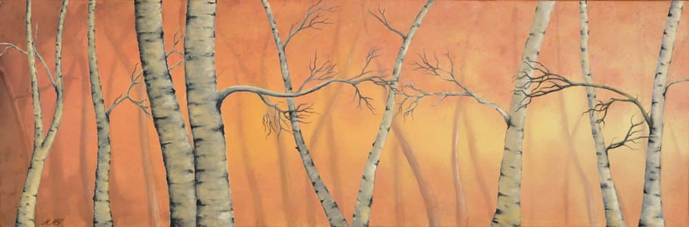 Brich Trees Artworks by Monica MMG Arts Studio