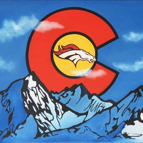 Colorado tribute artwork by Monica - Colorado