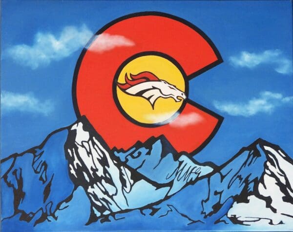 Colorado tribute artwork by Monica - Colorado