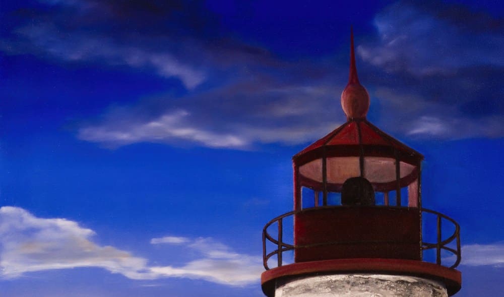 Evening Lighthouse 2 Artworks by Monica - Colorado