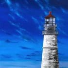 Evening Lighthouse Artworks by Monica - Colorado