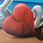 Heart-on-the-beach-artworks-by-Monica-Colorado