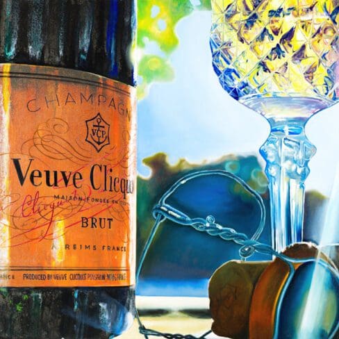 102 Veuve Champagne Perfect Companion Artwork fine art by Monica Colorado