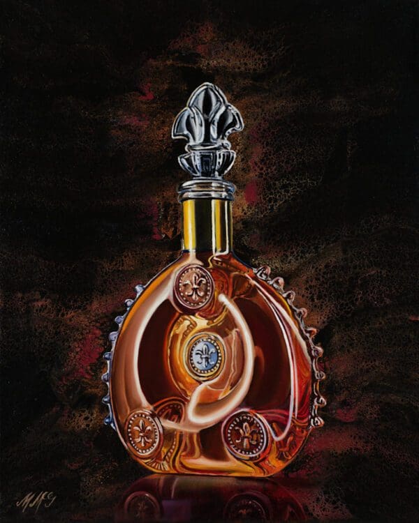 65 Louis XIII Cognac Decanter Artwork fine art by Monica Colorado