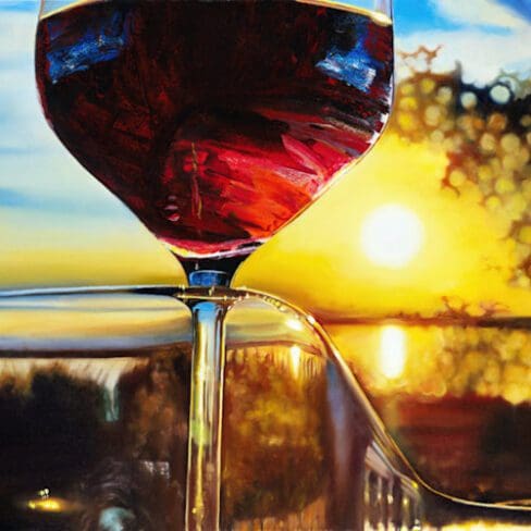 Half Empty or Full Clearly There is Room for more Artwork fine art by Monica Colorado