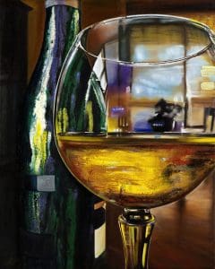 Evening Vino Blanco Artworks by Monica - Colorado